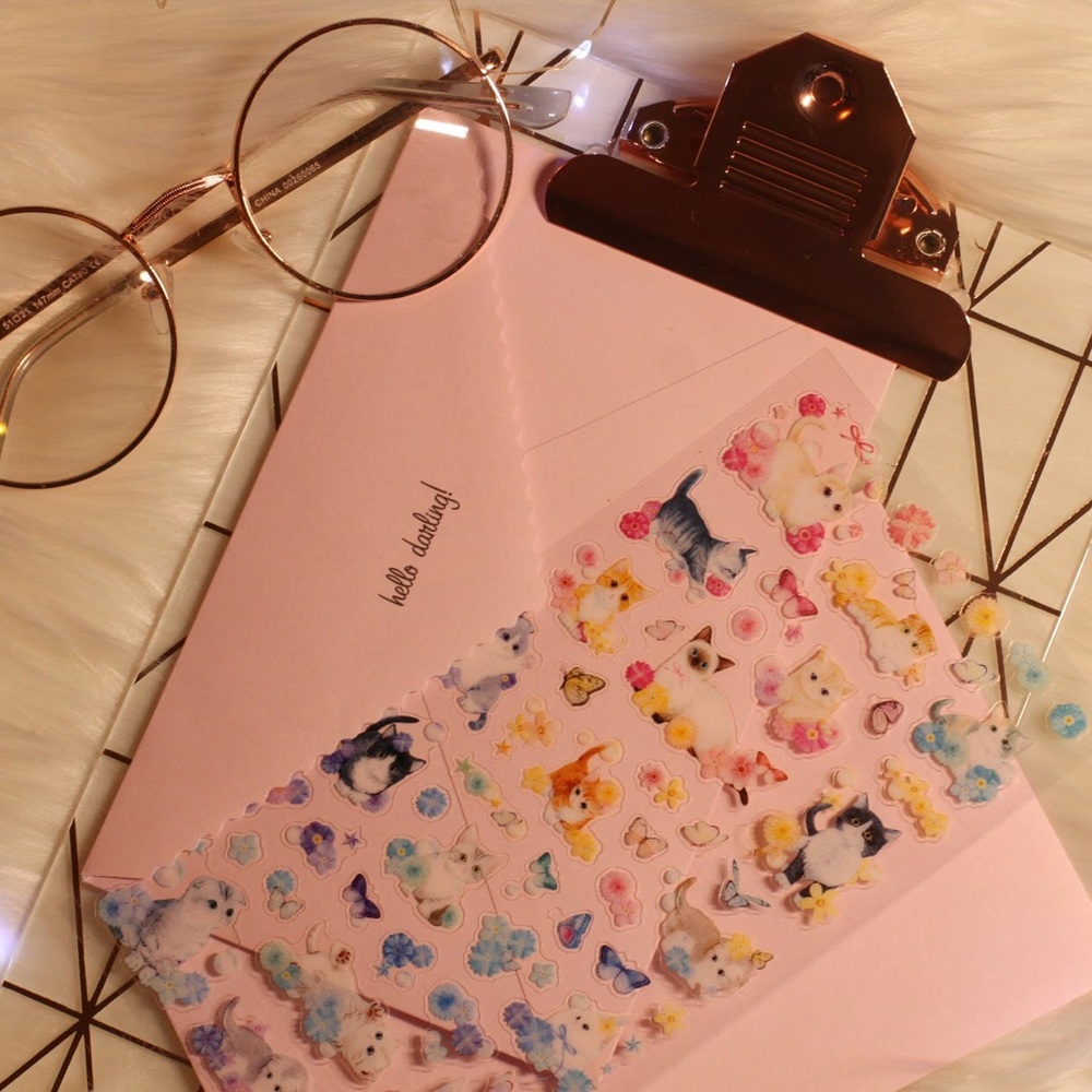 Cute Munchkin Cat Sticker Sheet by Manet